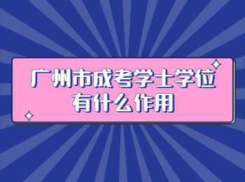 廣州市成考學士學位